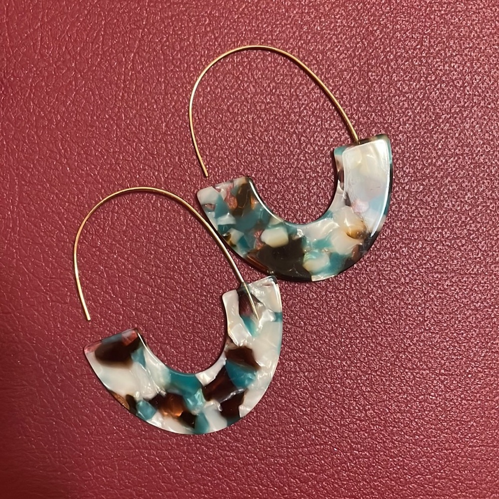 Zara acrylic earrings